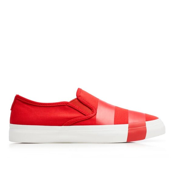THE OFFICE OF ANGELA SCOTT Hammonds Slip-On Sneakers in Red - Picture 1 of 8